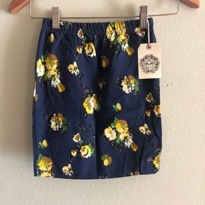 Obey floral skirt